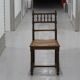 Paire de chaises cannées en bois