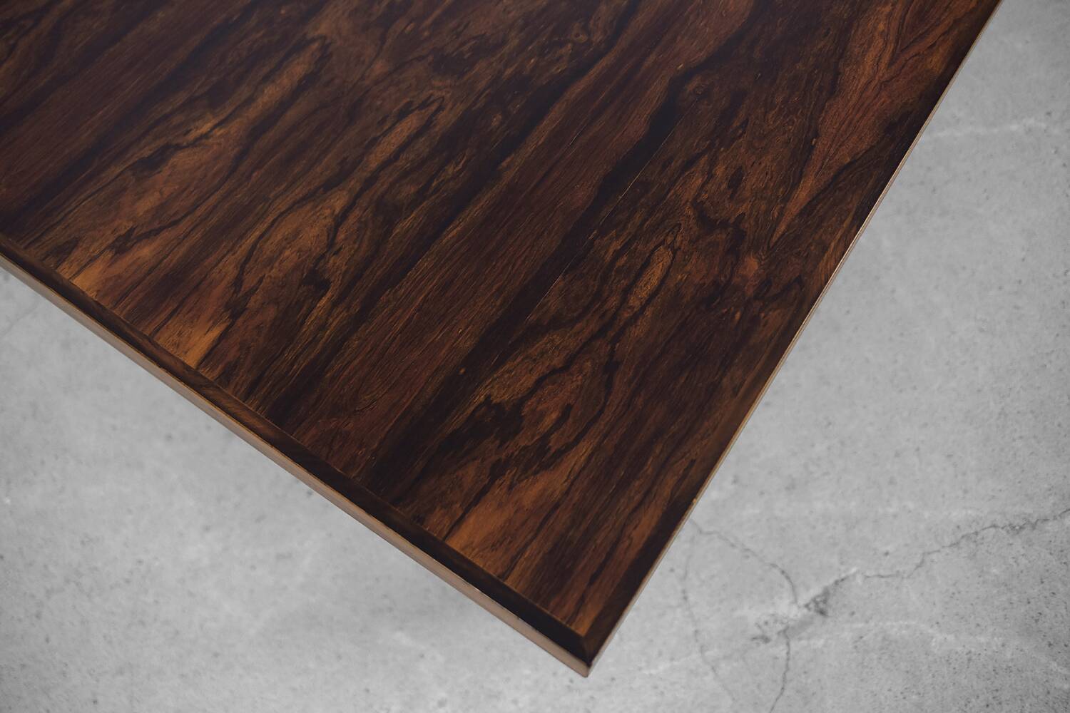 Vintage Mid-Century Danish Modern Colonial Rosewood Coffee Table, 1960s