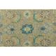 Vintage Turkish Oushak Handmade Wool Cotton Orange Runner Rug 108x294