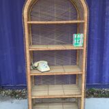 Large-style wicker shelf "Emmanuelle"