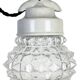 Vintage White Porcelain Pendant Light, 1970s