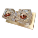 Double wall light Ice Cube, Peill & Putzler, 1970s