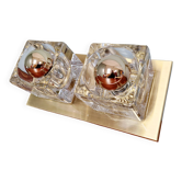 Double wall light Ice Cube, Peill & Putzler, 1970s