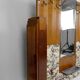 Large Art Deco wardrobe in oak, marble and mahogany, circa 1925