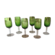 6 verres à vin blanc anciens