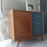 Bahut ou commode chêne années 50