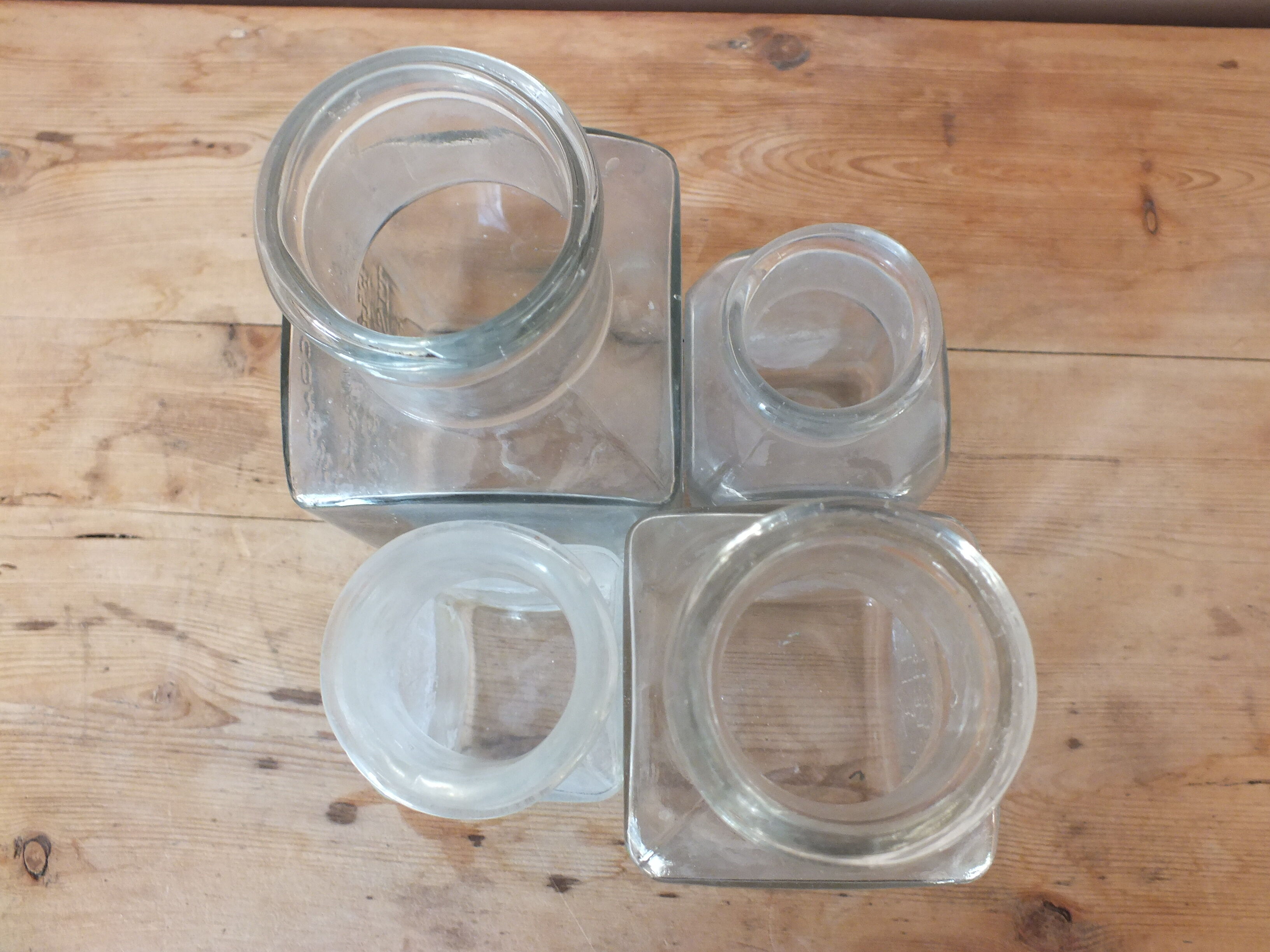 Set of 4 bottles with iode and ancient tissier le conquet seaweed