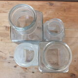 Set of 4 bottles with iode and ancient tissier le conquet seaweed