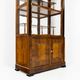 Small Biedermeier / Louis-Philippe display cabinet in walnut and birch 1840-1860