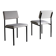 White boucle black metal chairs | Kembo | Netherlands | 1960s