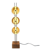 "Sybarite" lamp by Eric de Dormael for Ombre Portée in brass
