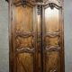 Very important Lyonnais wardrobe from the Louis XV period in solid walnut / height 295 cm