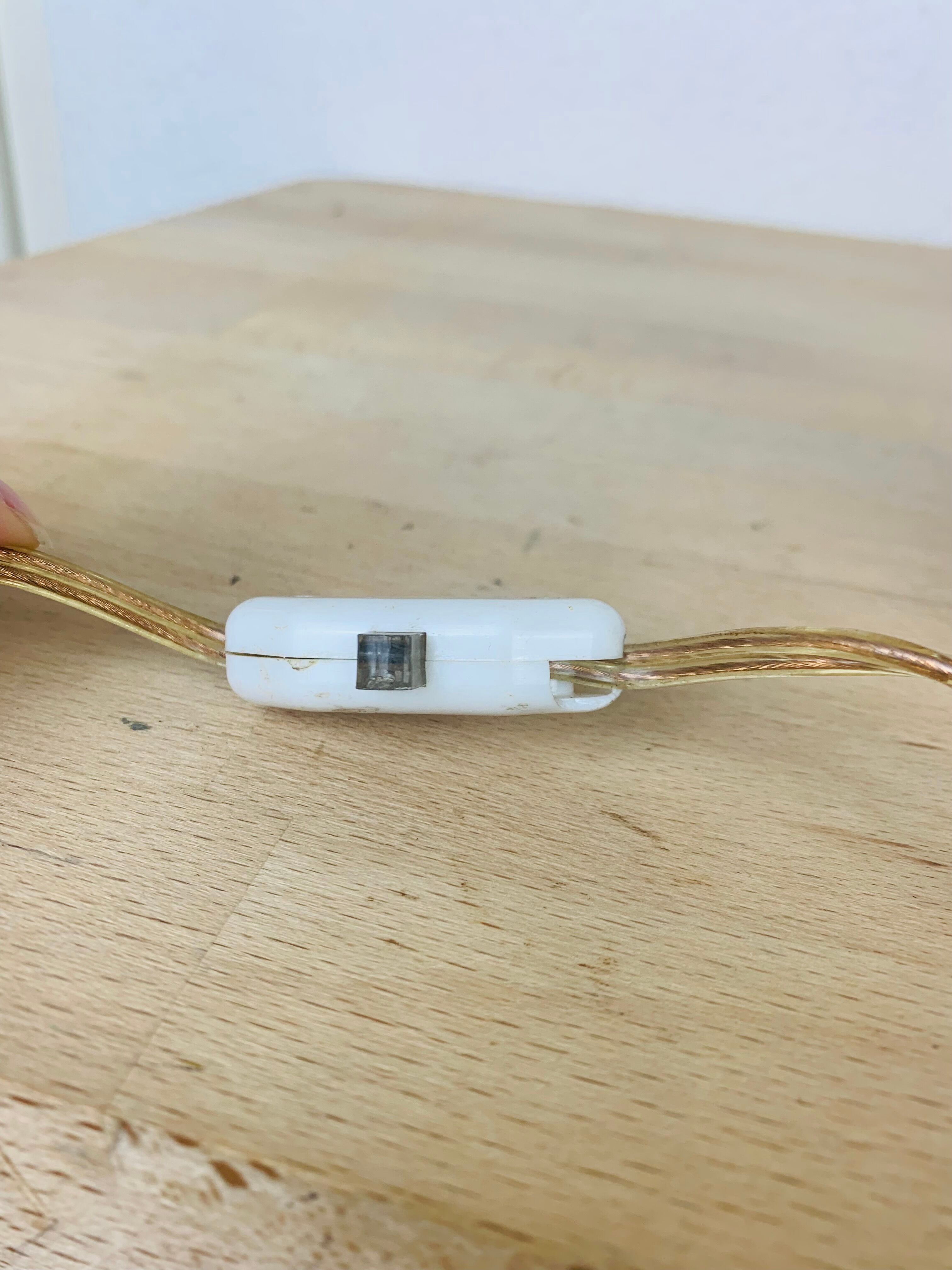 Art Deco blue glass lamp