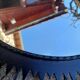 Miroir ancien en fer forgé Chaty Vallauris