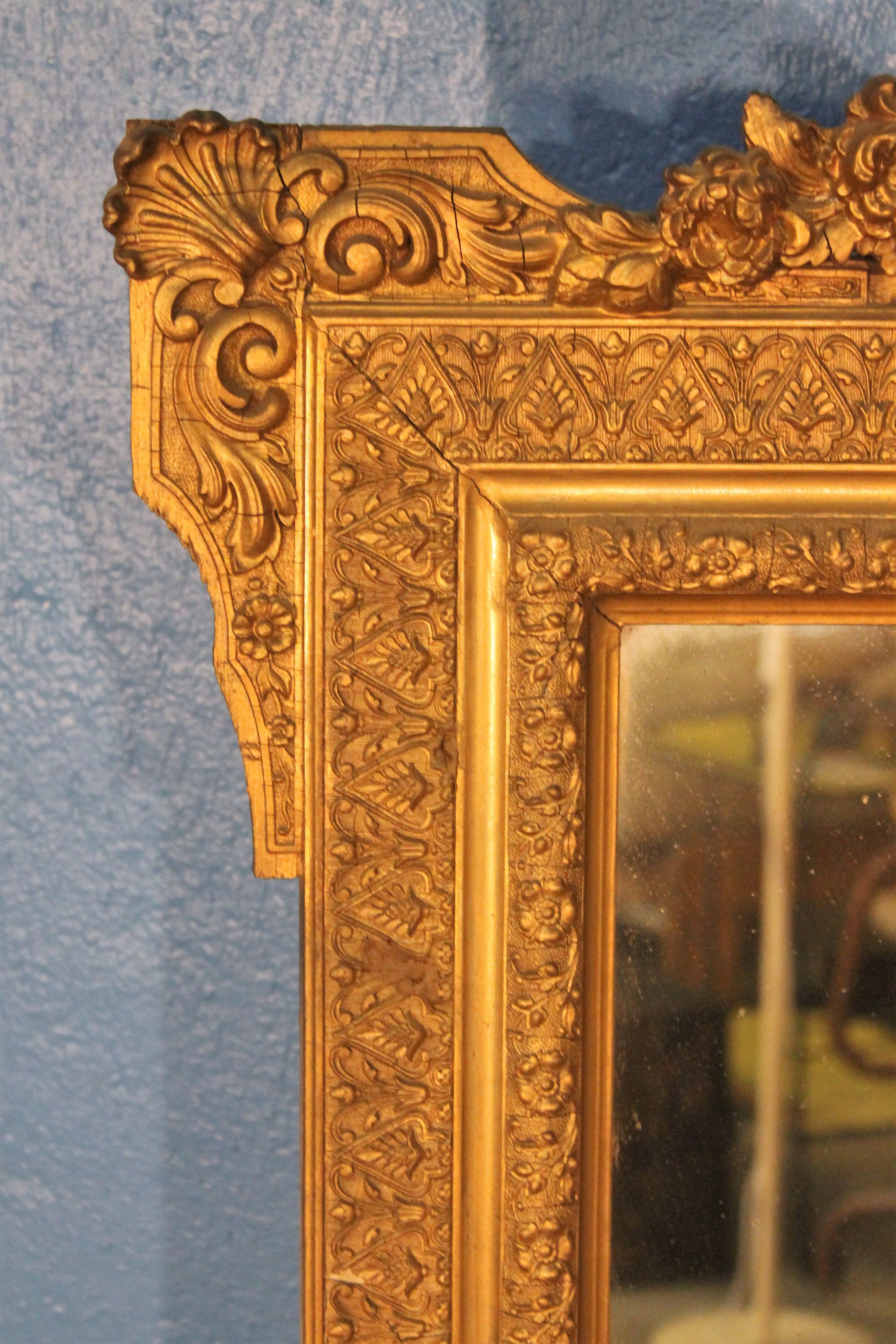 Miroir fin XIXème siècle 84x134cm