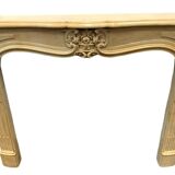 Louis XV style fireplace in natural stone XX century