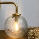 Vintage glass globe wall sconce