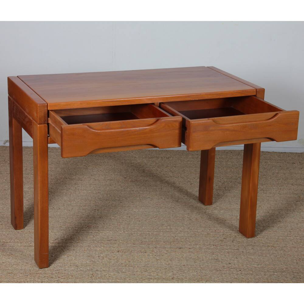 Elm desk published by Maison Regain, 1970