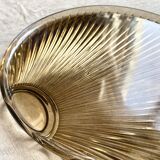 Vintage amber glass dish