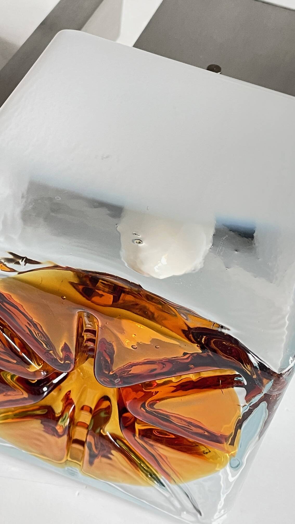 Space age style mazzega wall light