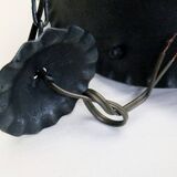 Vintage wrought iron pendant light