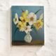 Oil on canvas bouquet of flowers