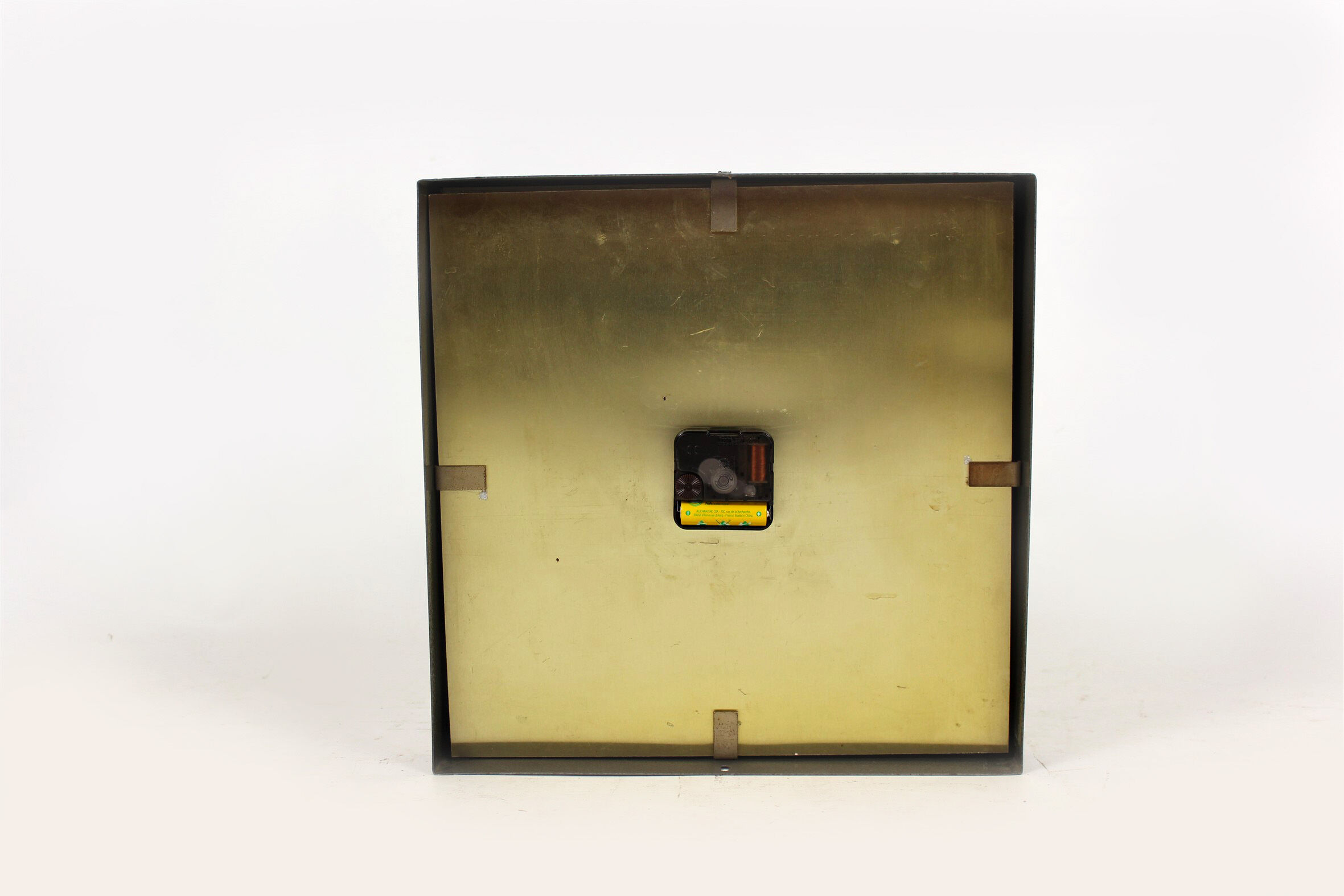 Industrial Square Railway Clock from Pragotron 1970s
