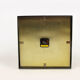 Industrial Square Railway Clock from Pragotron 1970s