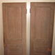 Paire de porte de placard ancienne