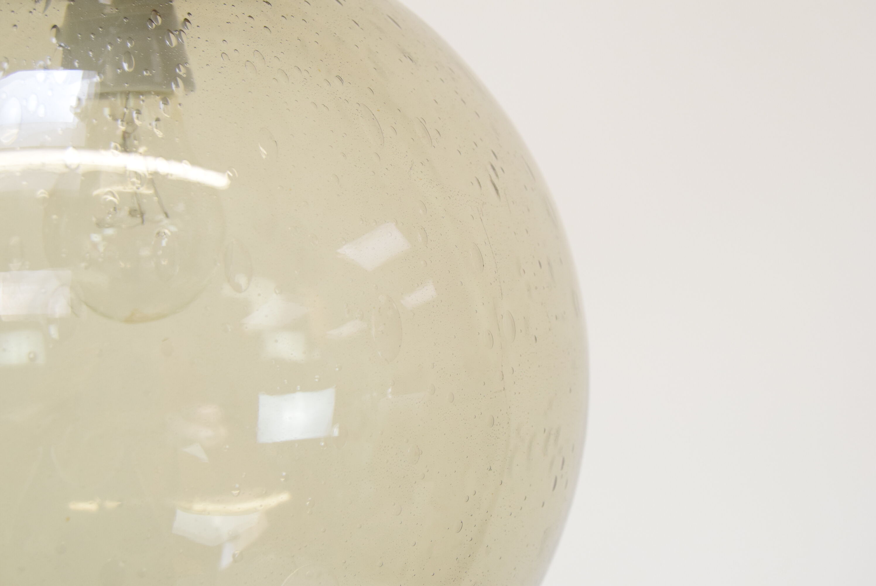 Suspension en verre Kamenicky Senov, années 1970