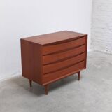 Freestanding chest of drawers in teak by Arne Vodder for Sibast, 1960s