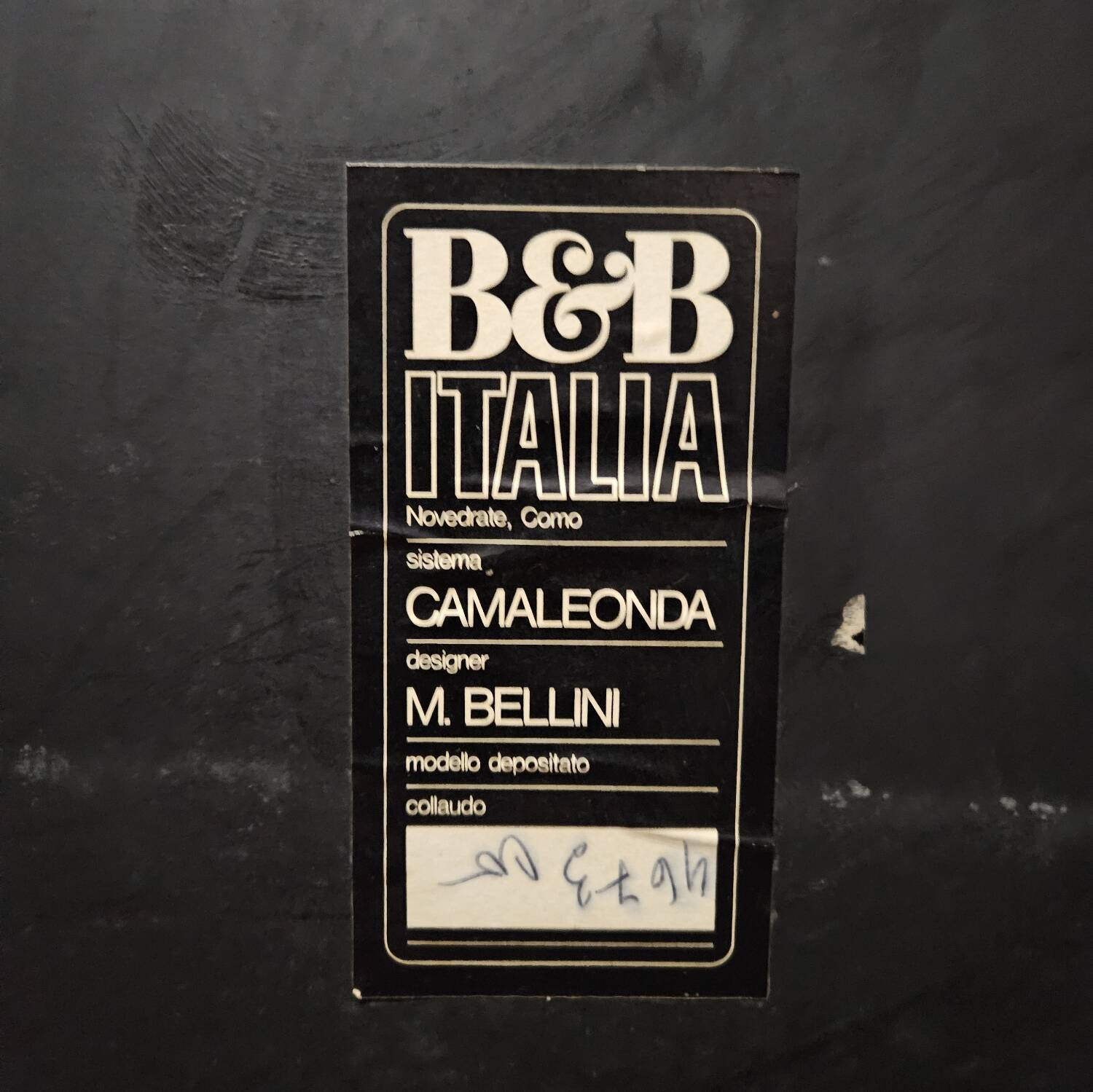 Pair of camaleonda armchairs by Mario Bellini B&B Italia 70