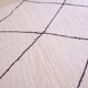Black Diamond Beni Ouarain Rug - 304 x 204 cm