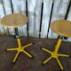 Set of two industrial stools