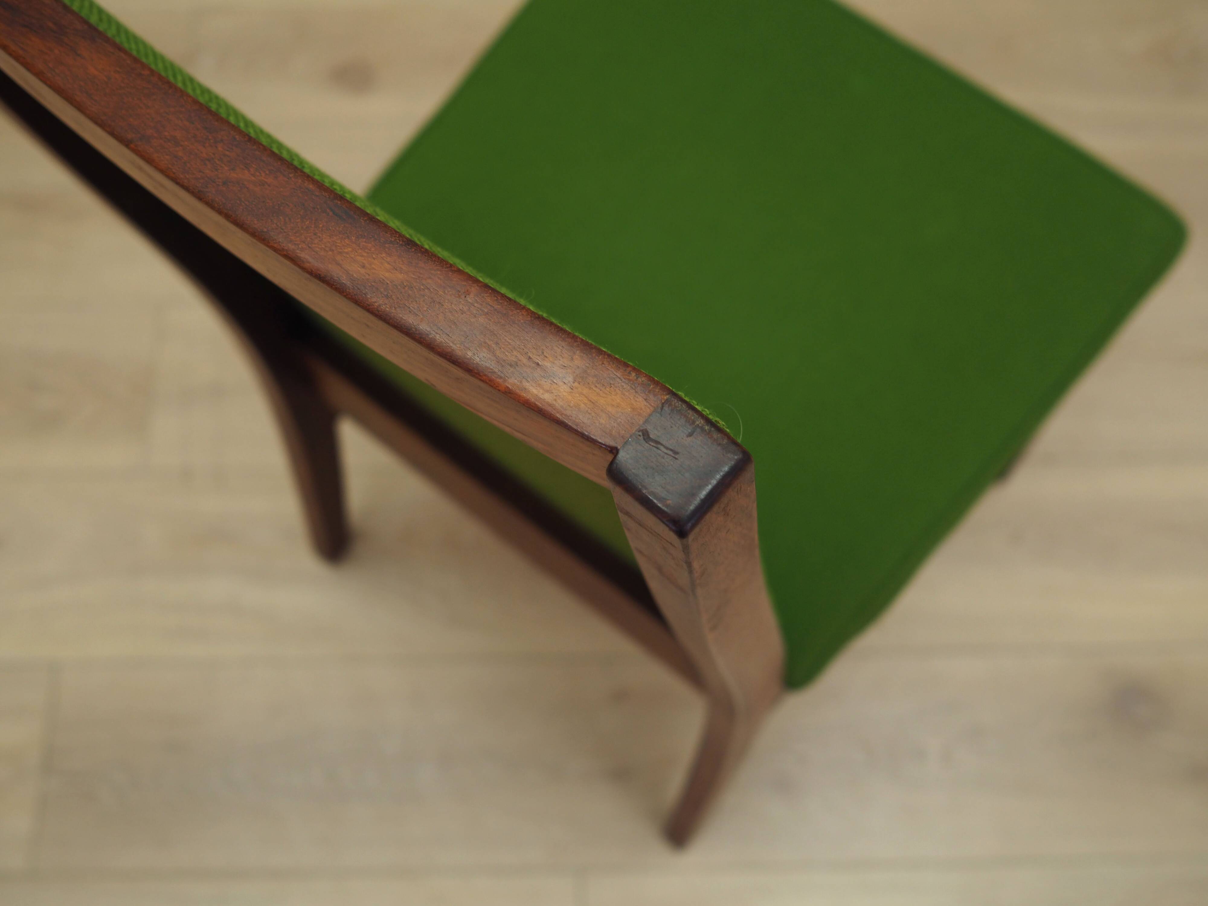 Ensemble de quatre chaises en palissandre, design danois, années 1970, éditeur : Dyrlund