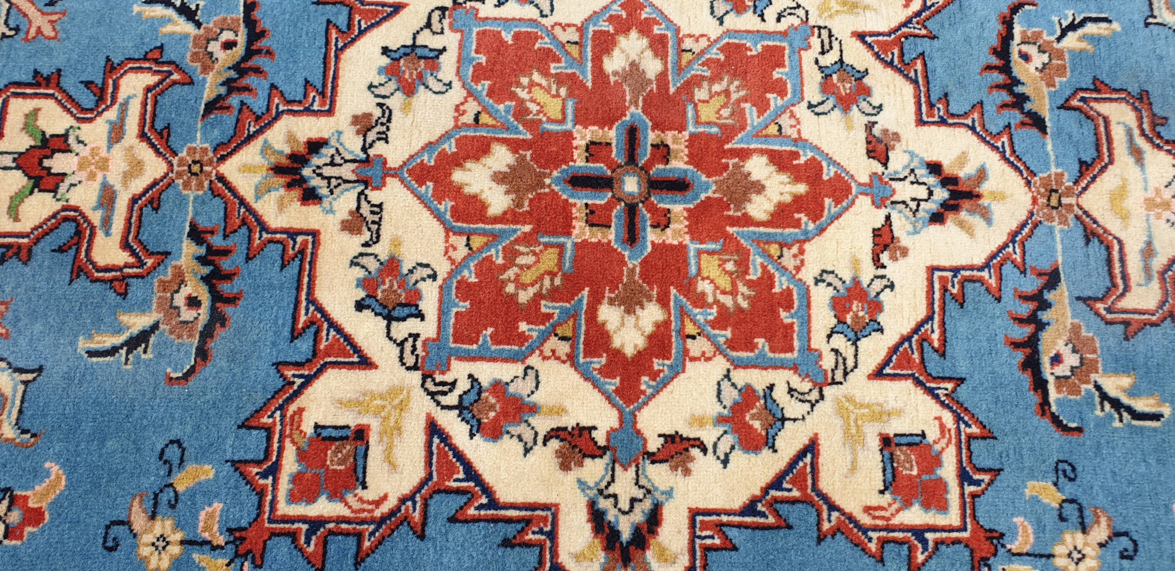Oriental wool rug entirely handmade