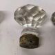 Lot de 3 boutons de porte vintage