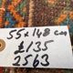 Distressed Turkish narrow runner 55x148 cm wool vintage tribal rug 2563