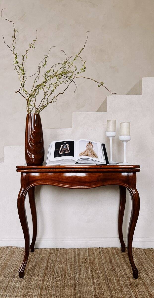 Table de jeu en acajou Louis Philippe