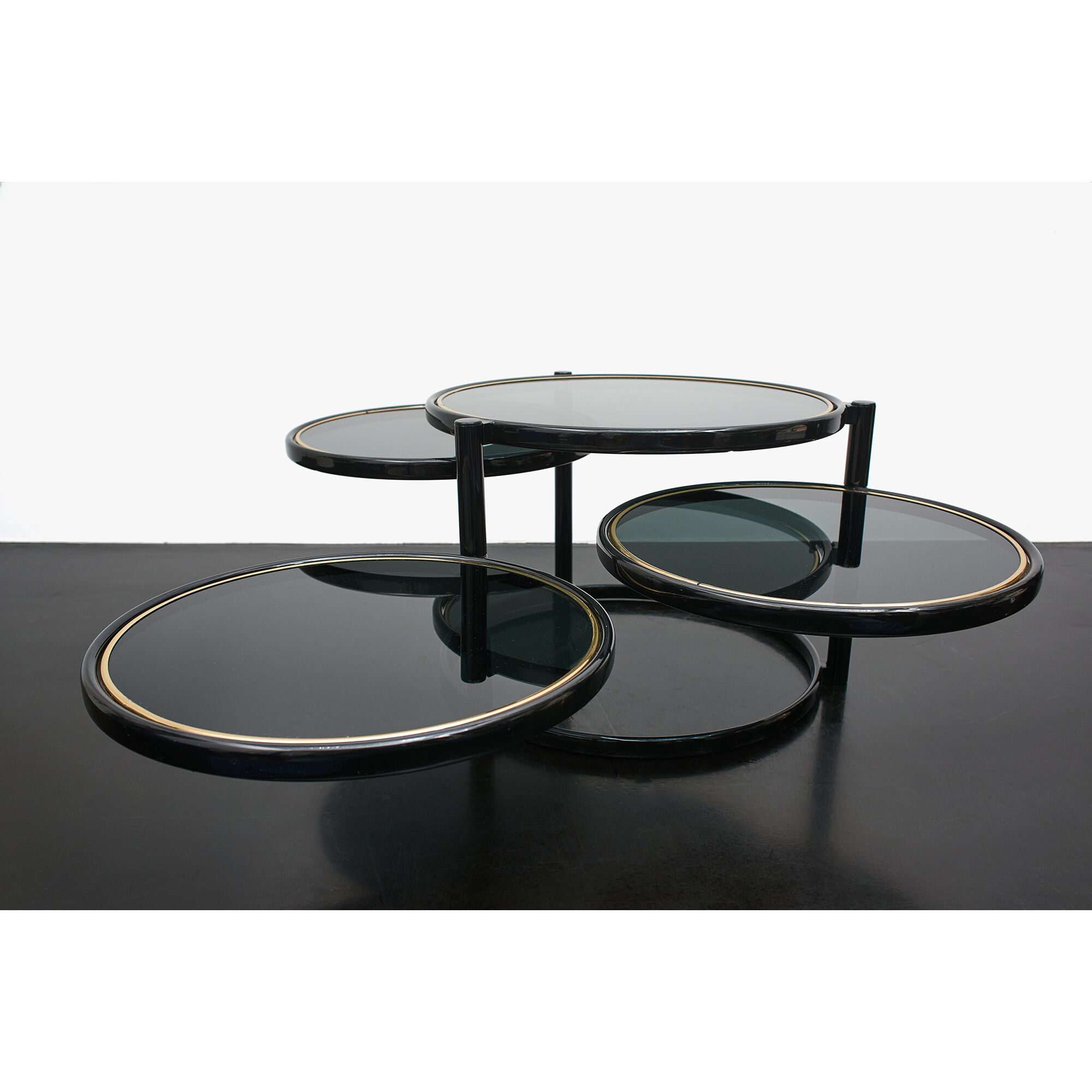 Vintage swivel coffee table