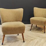 Two Mid Century cocktail chairs | Vintage - set of 2 armchairs