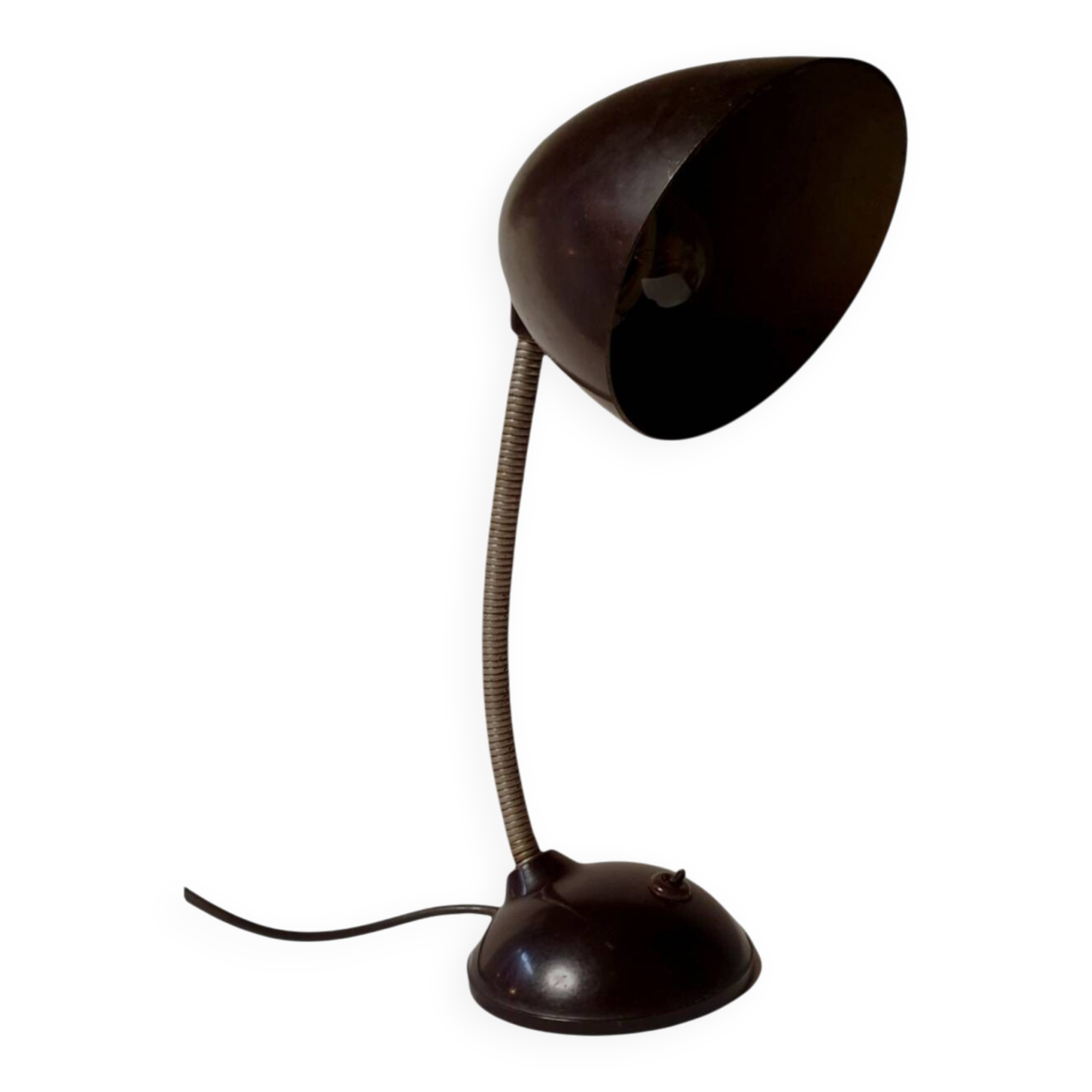 Industriële bureaulamp in bakeliet, E. K. Cole, jaren 30, Tsjechië.