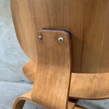 LCW Lounge Chair in ash wood, designed by Eames for Evans/Herman Miller, 1950s
