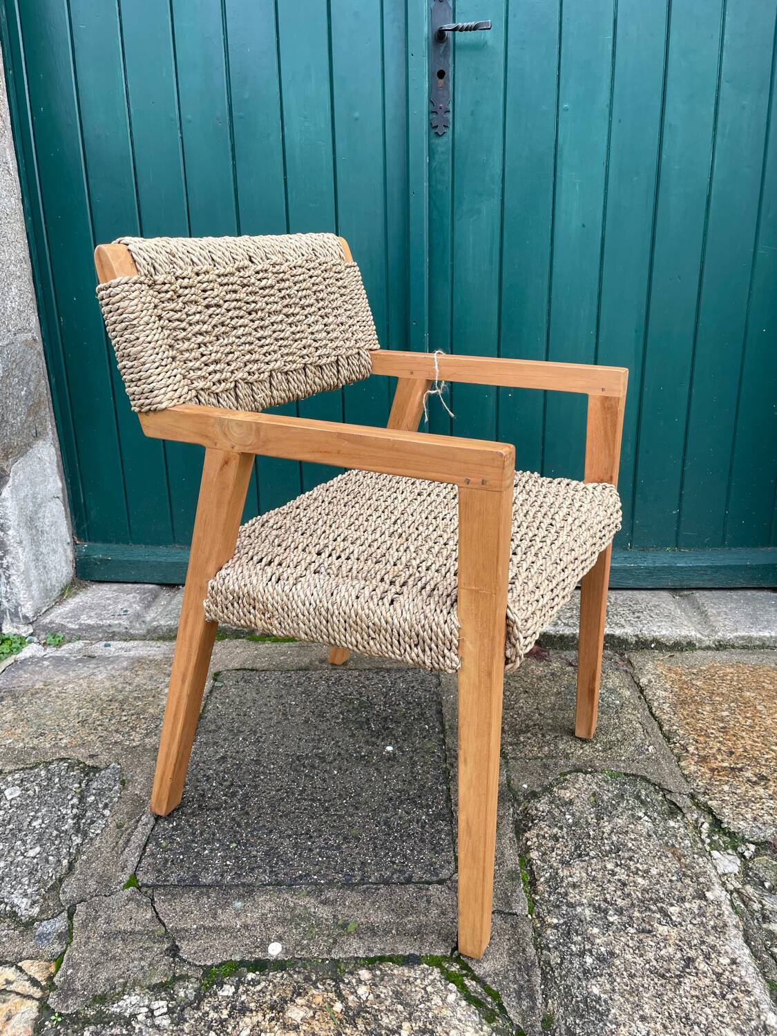 Fauteuil en jacinthe d’eau