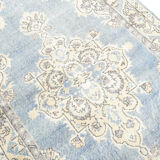 Classic soft blue carpets 216x117cm