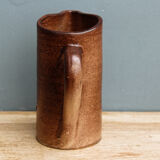 Glazed terracotta pitcher