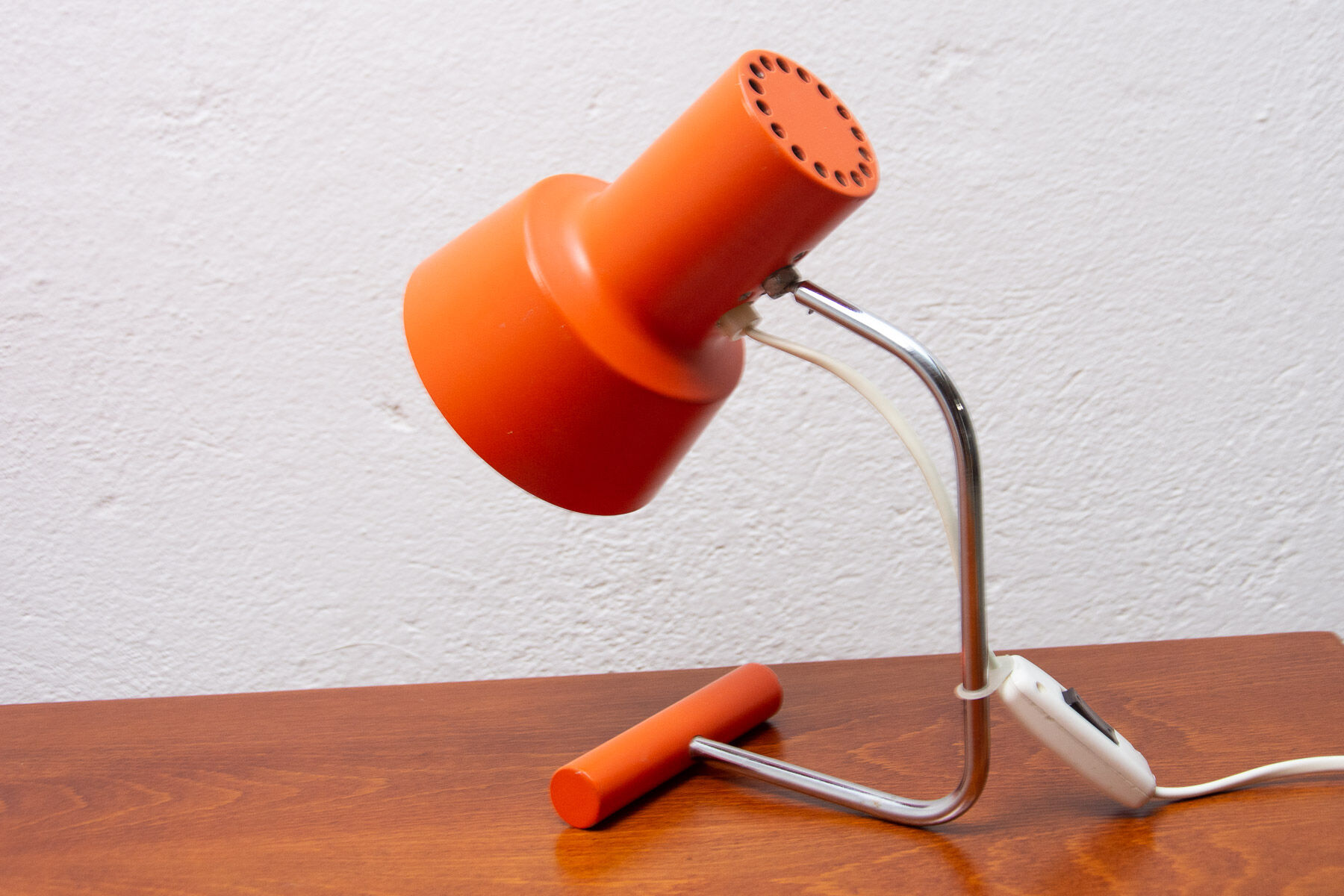 Mid century adjustable desk lamp by Josef Hurka for Napako, Czechoslovakia