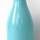 Vase verre bleu