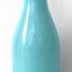 Blue glass vase