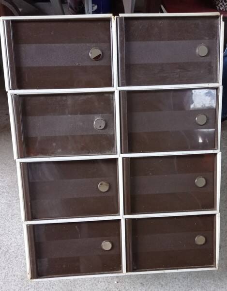 Meuble 12 casiers Prisunic 1970